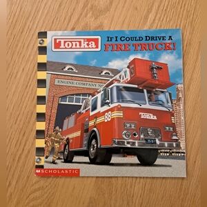 Tonka Red Fire Truck Adventure Book